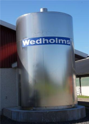Schładzalnik do mleka Eurotanks Wedholms model Silo tanks