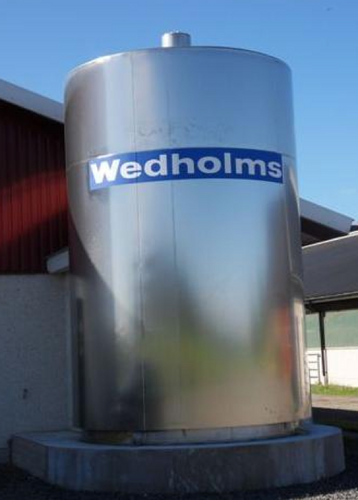 Schładzalnik do mleka Eurotanks Wedholms model Silo tanks