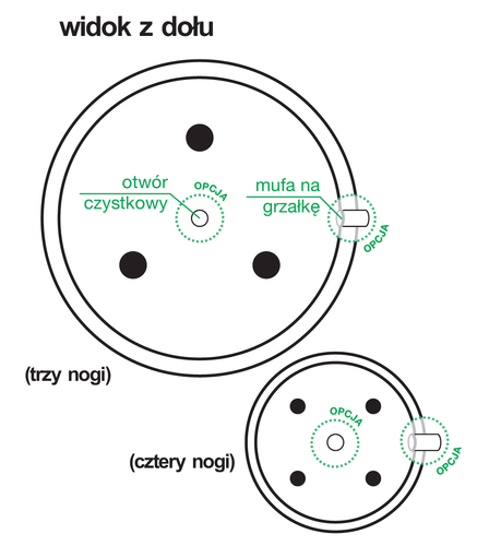 Heat exchanger with two stainless steel coils YNOX (600 liters)