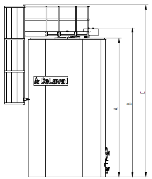 Schładzalnik do mleka Model De Laval DX3S