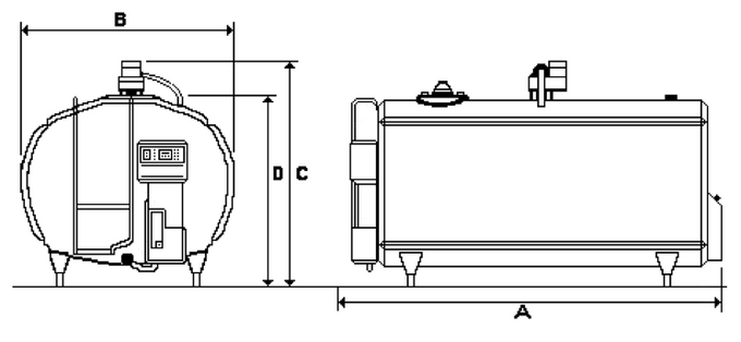 Schładzalnik do mleka Model De Laval DX/CE, DX/CEM