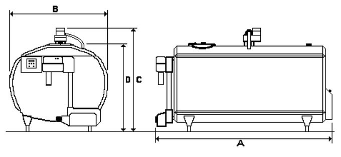 Schładzalnik do mleka Alfa-Laval model MG+