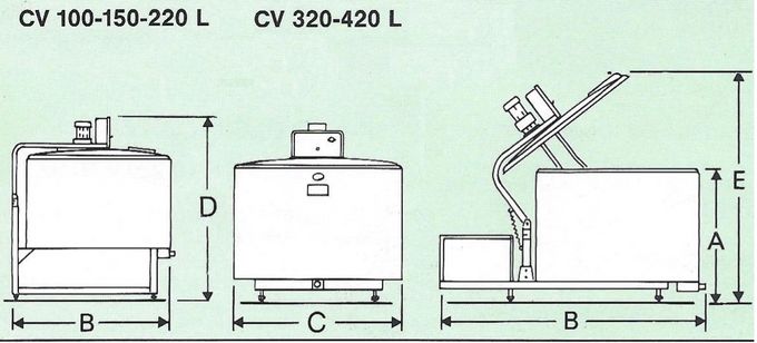 Schładzalnik do mleka Westfalia model CVS