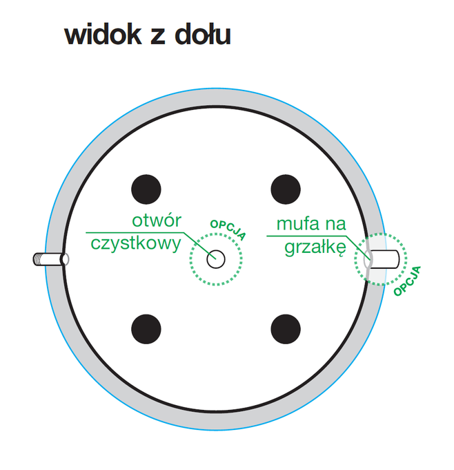 POMA5 - Bufor ze stali nierdzewnej (250 litrów)