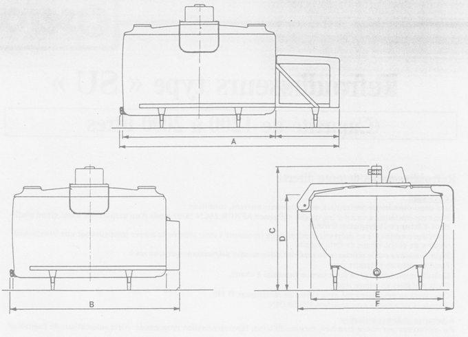 Schładzalnik do mleka Serap model SU