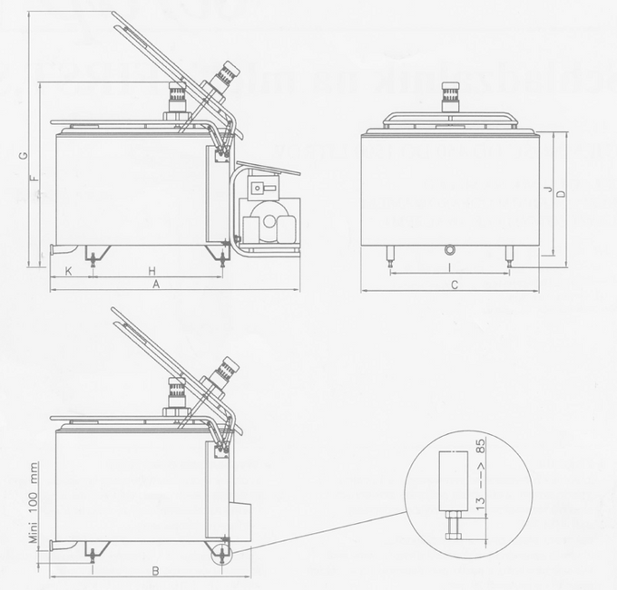 Schładzalnik do mleka Serap model First. S