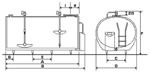 Schładzalnik do mleka Packo model REM/DIB