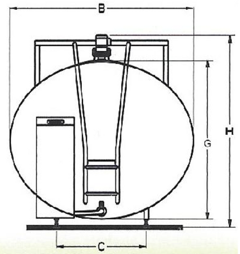 Schładzalnik do mleka A-Lima Bis model ALSC (okrągły)