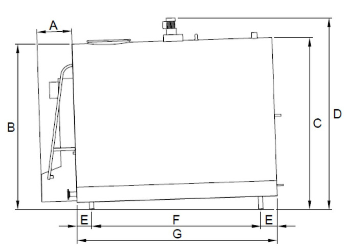 Schładzalnik do mleka Eurotanks Wedholms model DF95