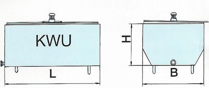 Schładzalnik do mleka Etscheid model KWU