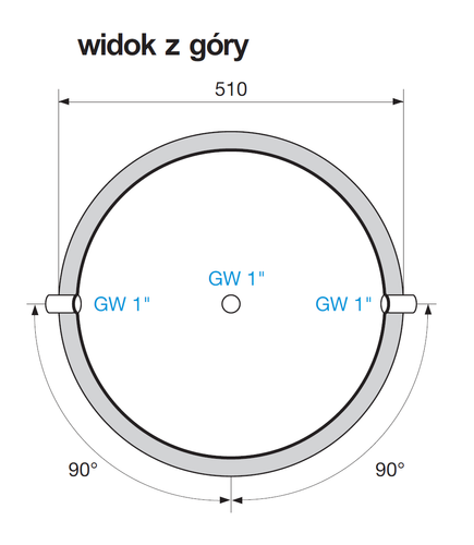 POMA4 - Bufor ze stali nierdzewnej (80 litrów)