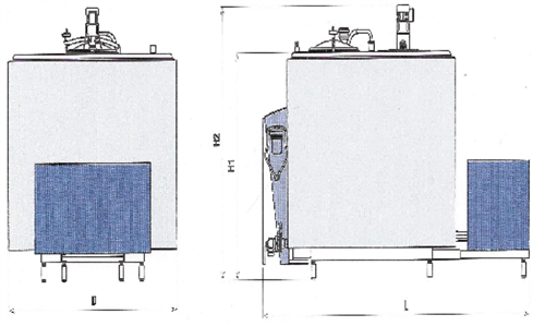 Schładzalnik do mleka Frigomilk model G10