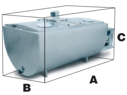 Schładzalnik do mleka Eurotanks Wedholms model SCO