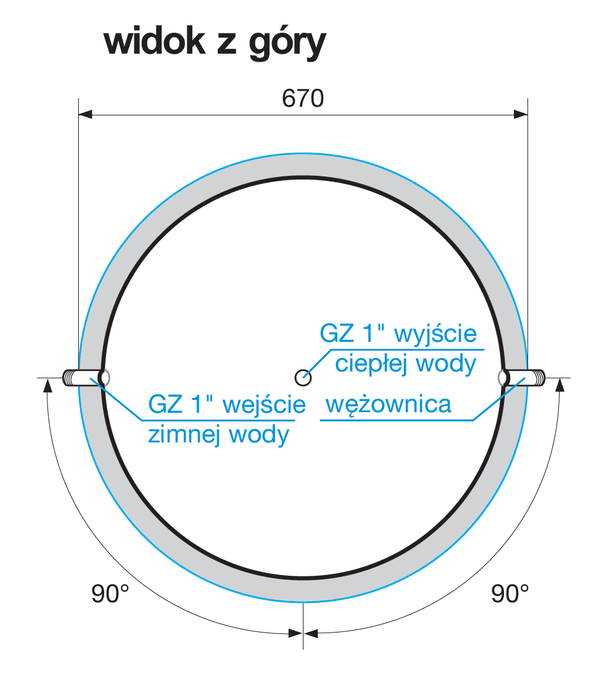ZOMA11 - Standing heat accumulator (1500 liters)