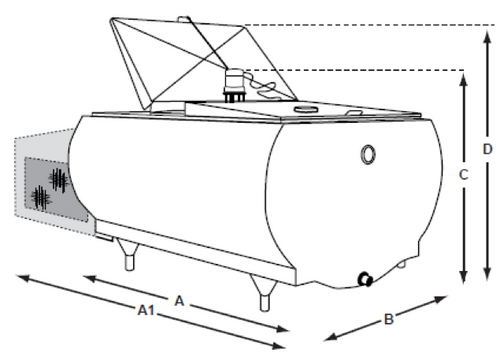 Schładzalnik do mleka Mueller model M(S)