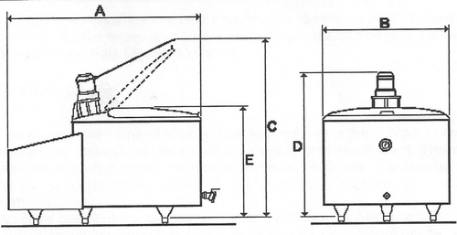 Schładzalnik do mleka Mueller model „RHS”