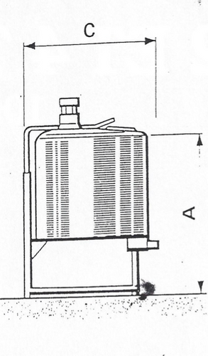 Schładzalnik do mleka Japy model CV (z agregatem)