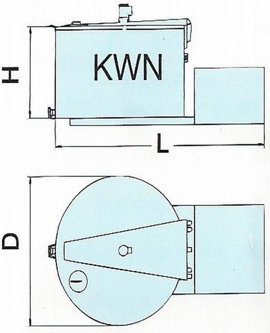 Schładzalnik do mleka Etscheid model KWN