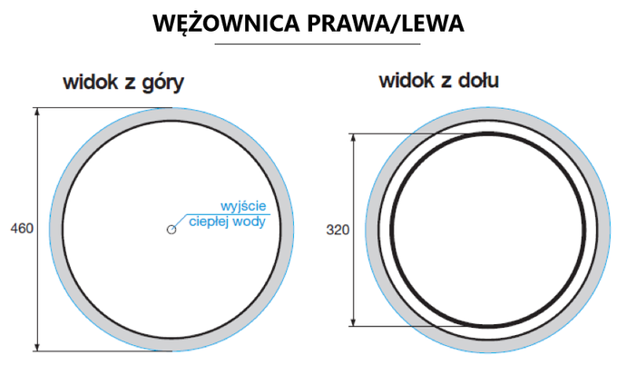 Wymiennik ciepła wisząco-stojący (160 litrów)