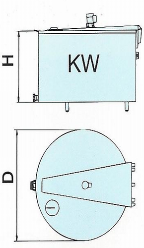 Schładzalnik do mleka Etscheid model KW