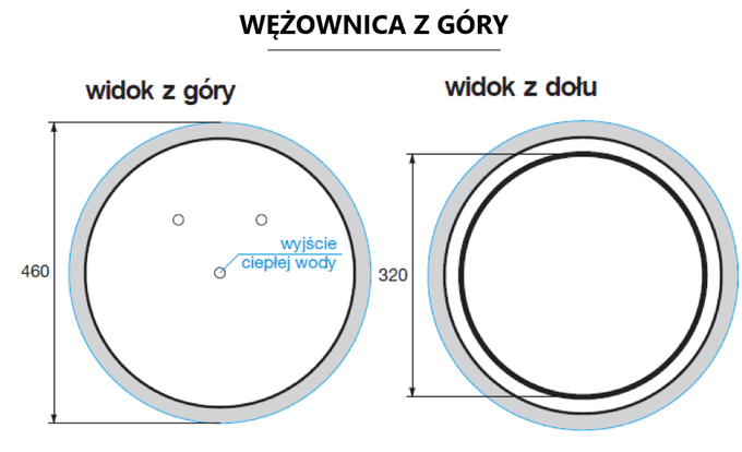 Wymiennik ciepła wisząco-stojący (120 litrów)