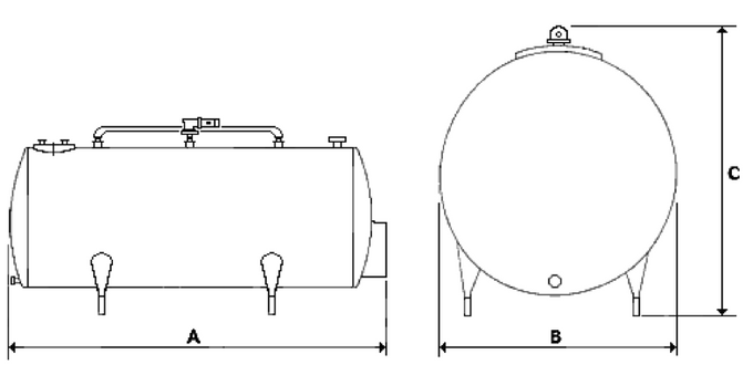 Schładzalnik do mleka DRU zamknięty samomyjący