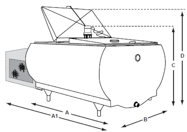 Schładzalnik do mleka Mueller model M(S)