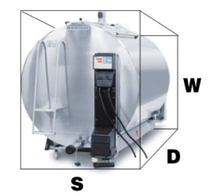 Schładzalnik do mleka Eurotanks Wedholms model DF95