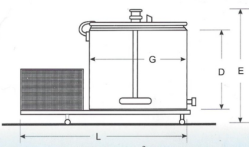 Schładzalnik do mleka A-Lima Bis model ALSZ