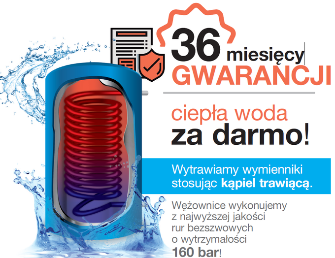 Wymiennik ciepła stojący (400 litrów)