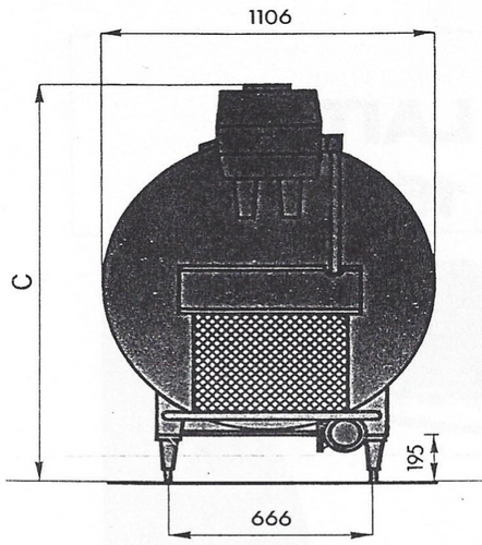 Schładzalnik do mleka Alfa-Laval model CH