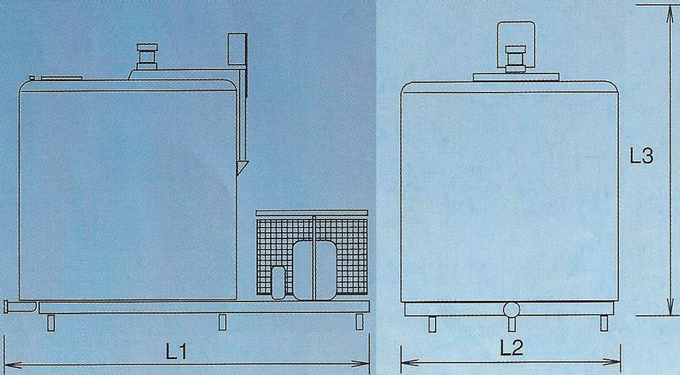 Schładzalnik do mleka RO-KA model RK-H