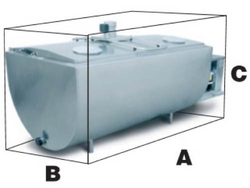 Schładzalnik do mleka Eurotanks Wedholms model SCO