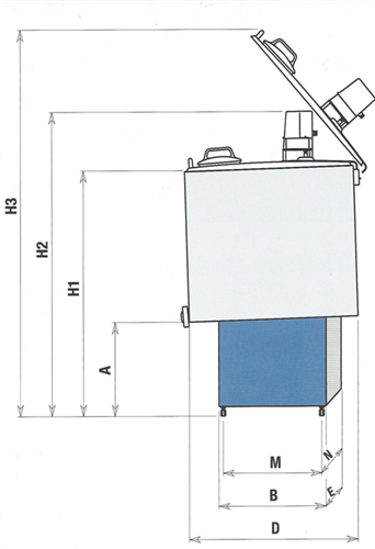 Schładzalnik do mleka Frigomilk model G1